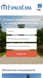Mobile Screenshot of espaciocuba.com